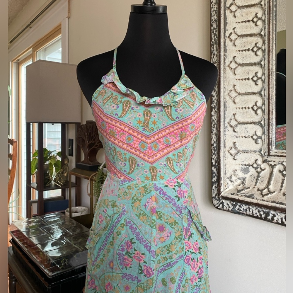 Floral Spell New with Tags “City Lights Strappy Maxi in Sage” - Picture 7 of 14